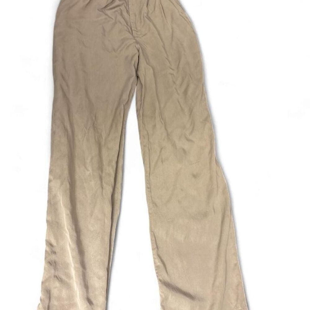 Reformation Women's Tan and Cream Trousers